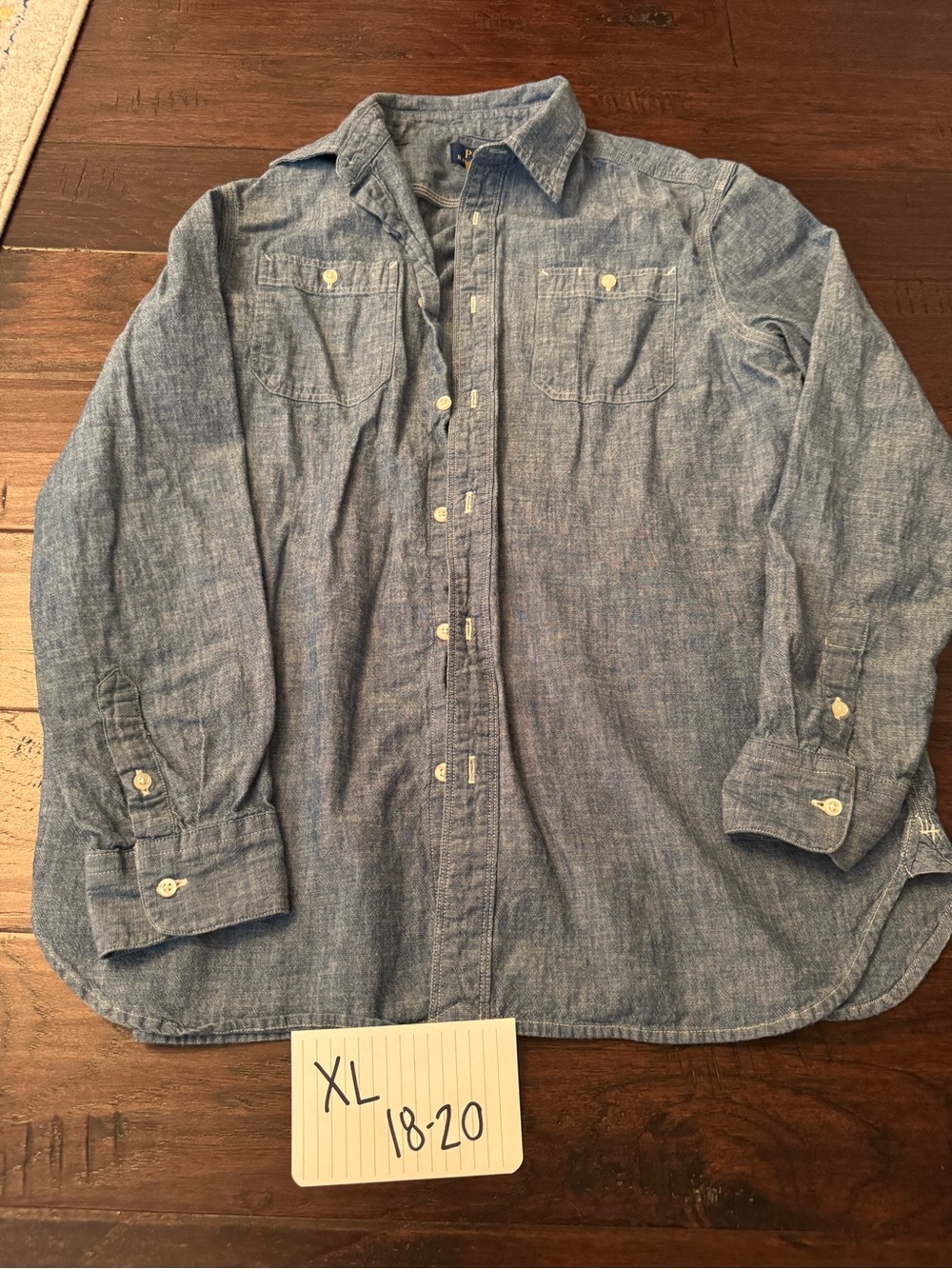Polo by Ralph Lauren Light Blue Chambray Button-Down Shirt